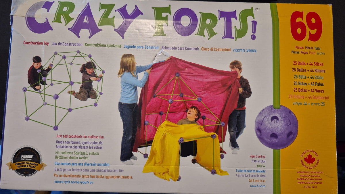 Crazy Forts! Stangenspiel / Bauset – unvollständig