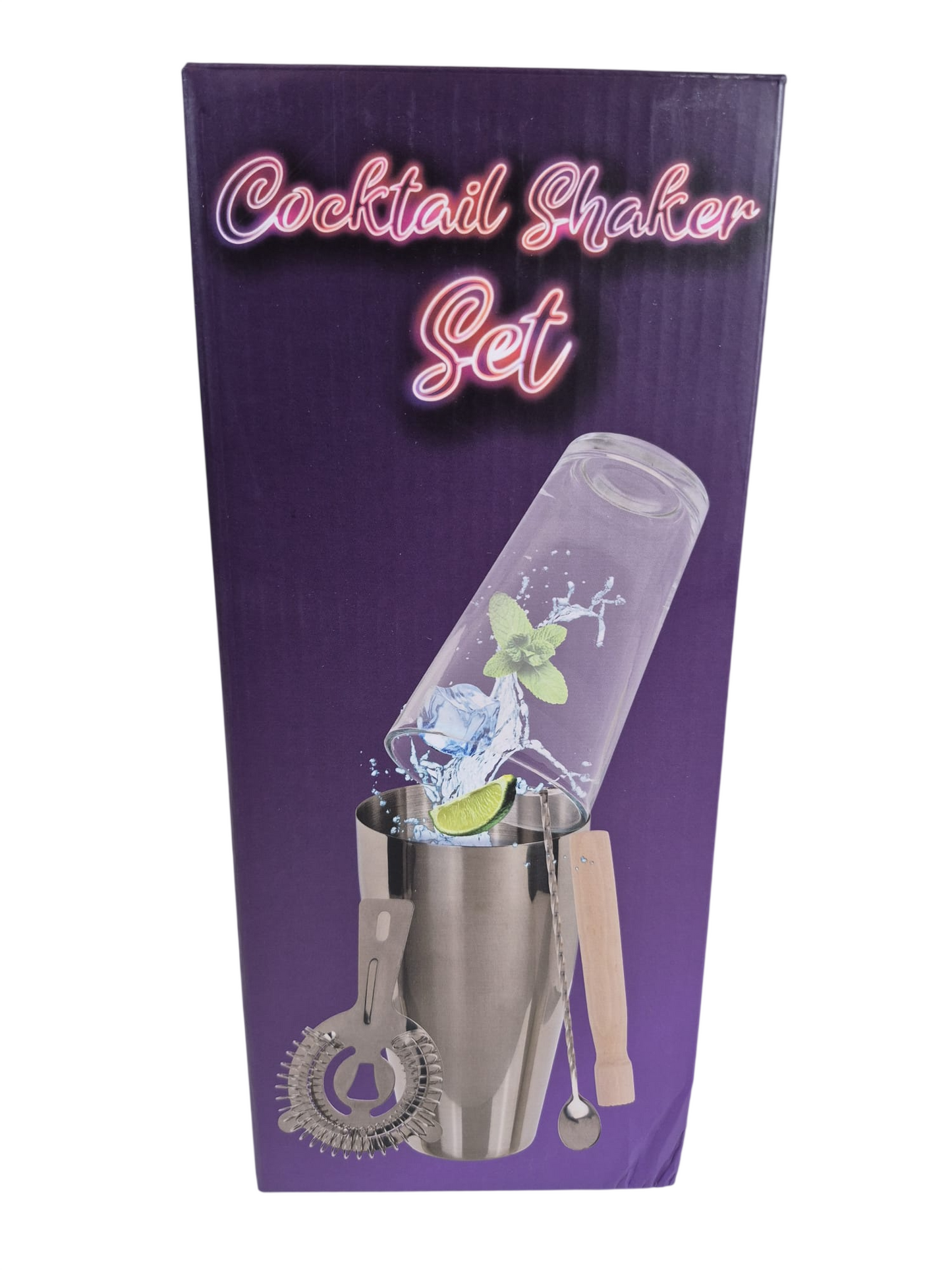 Cocktail Shaker Set Edelstahl – Barset für Cocktails & Longdrinks
