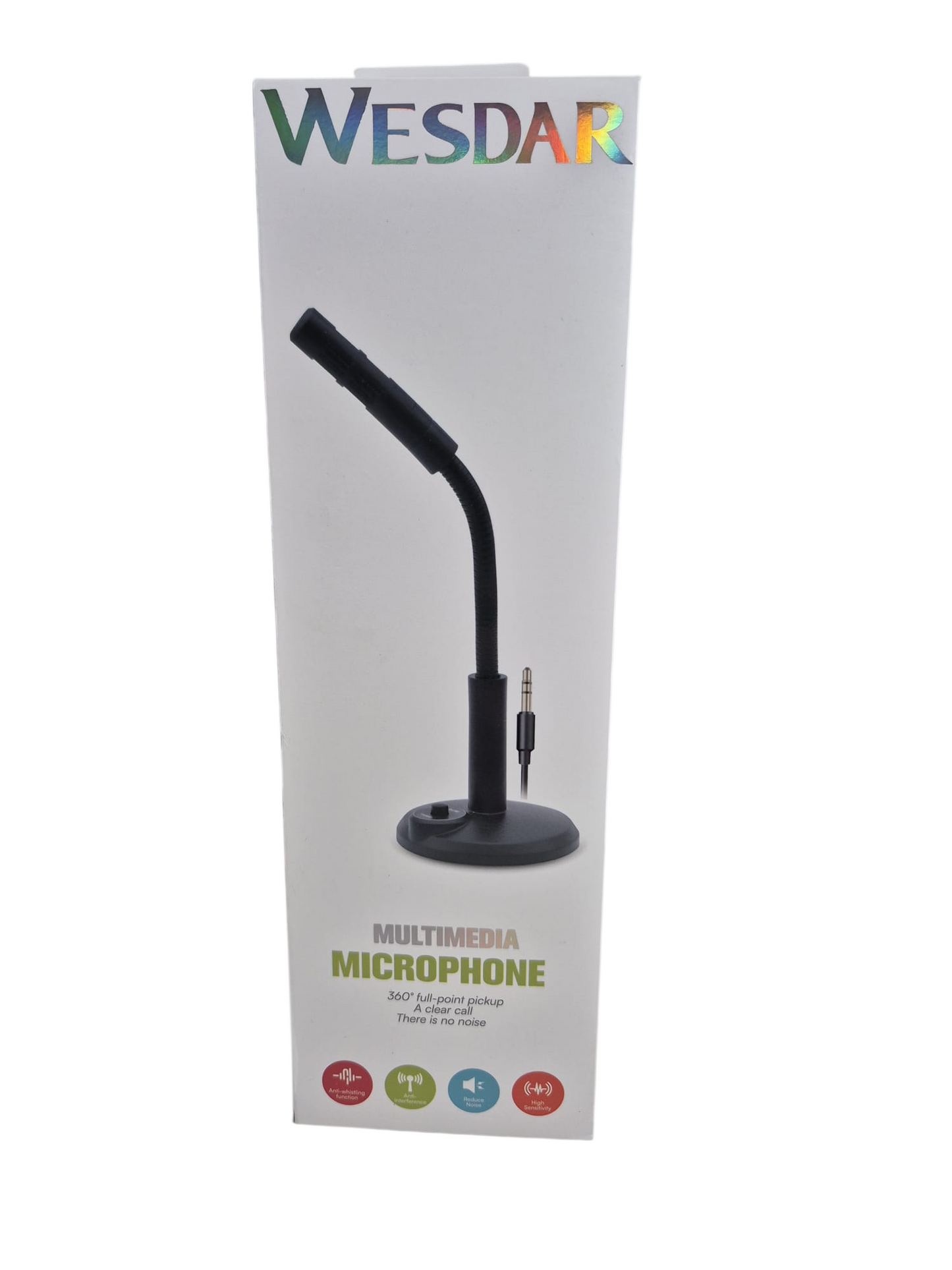 WESDAR Multimedia Mikrofon – Tischmikrofon mit 360° Aufnahme