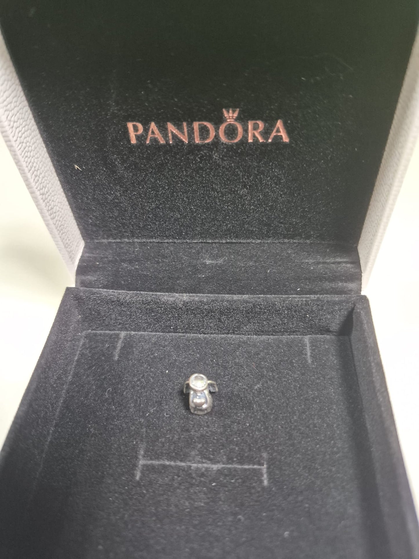 Pandora Engel Charm Silber mit Stein