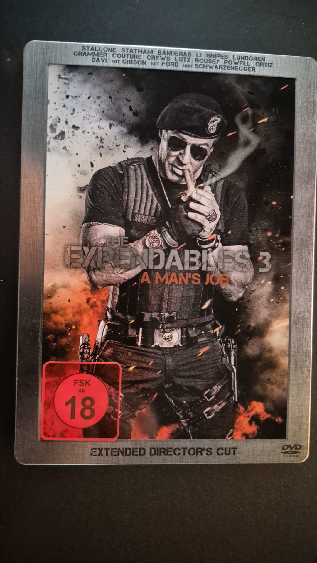 The Expendables 3 – A Man’s Job – Extended Director’s Cut – Limited Steelbook – DVD – FSK 18