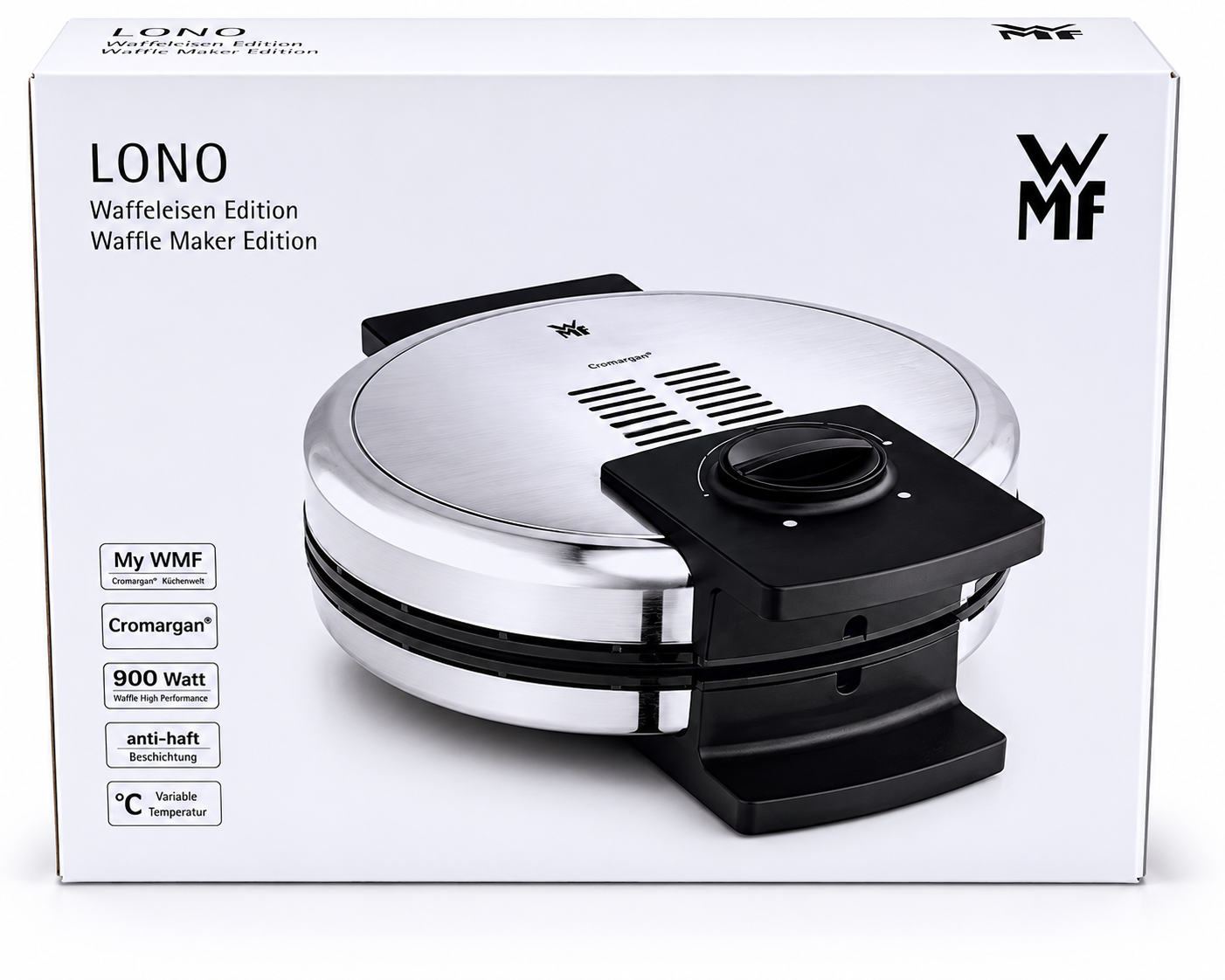 WMF LONO Waffeleisen Edition – Knusprige Waffeln auf Knopfdruck