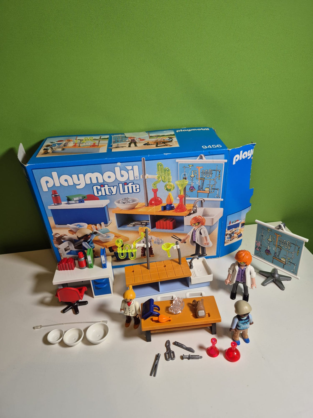 PLAYMOBIL City Life 9456 – Chemieunterricht – unvollständig
