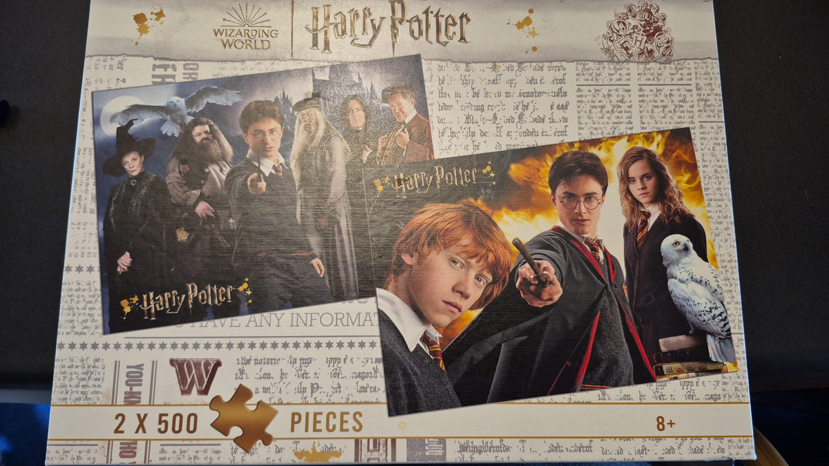 Harry Potter Wizarding World – Puzzle-Set – 2 × 500 Teile – vollständig
