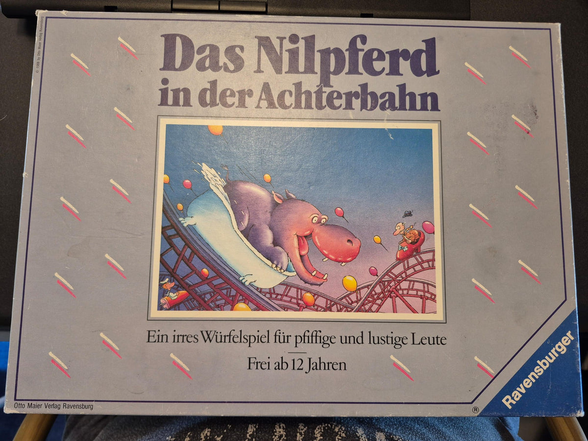 Ravensburger – Das Nilpferd in der Achterbahn – unvollständig – Knete fehlt