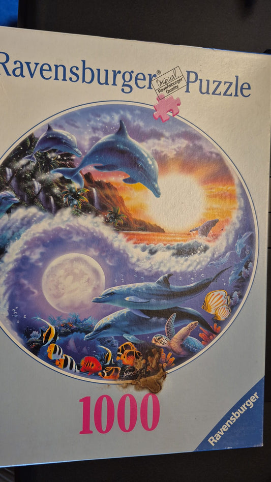 Ravensburger Puzzle – Delfine – 1000 Teile – vollständig