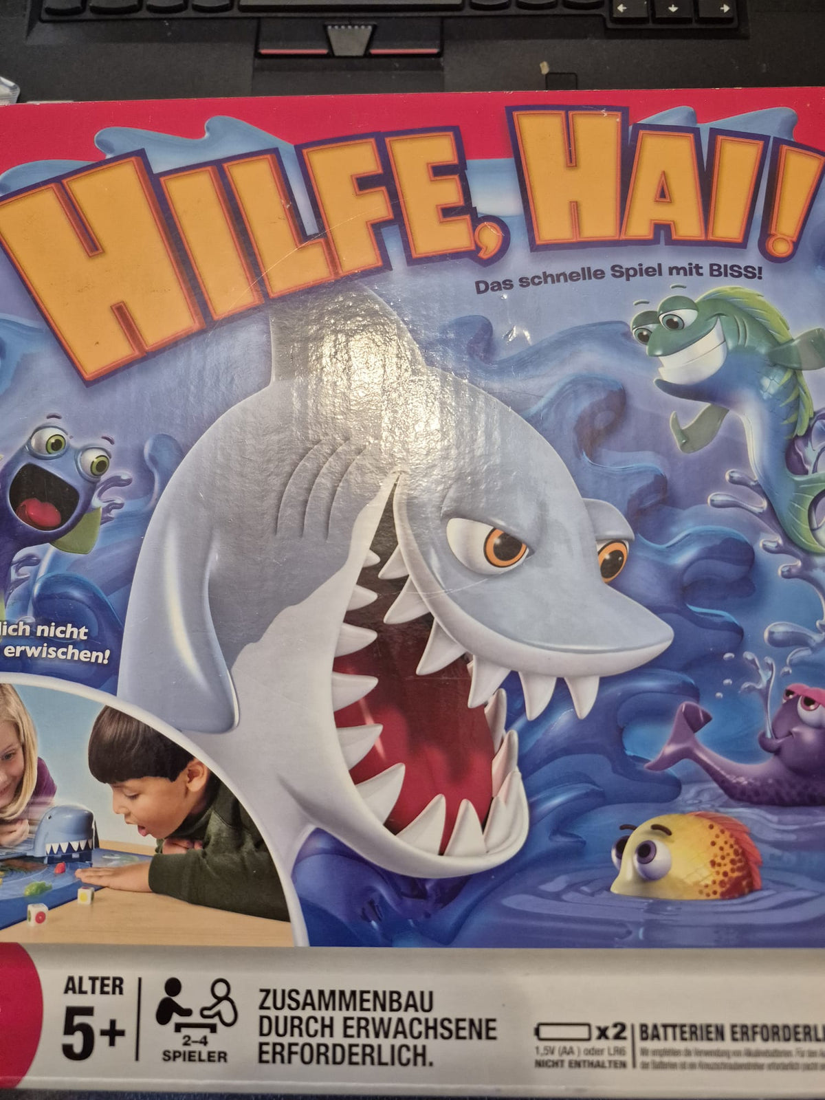 Hasbro Hilfe Hai! – Kinderspiel – vollständig
