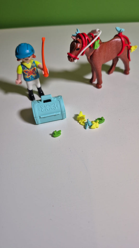 PLAYMOBIL Country 6971 – Schmück-Pony Schmetterling – unvollständig – ohne Originalkarton