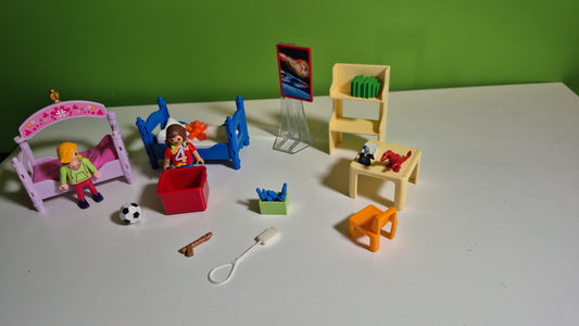 PLAYMOBIL Dollhouse 5306 – Buntes Kinderzimmer – unvollständig – ohne Originalkarton