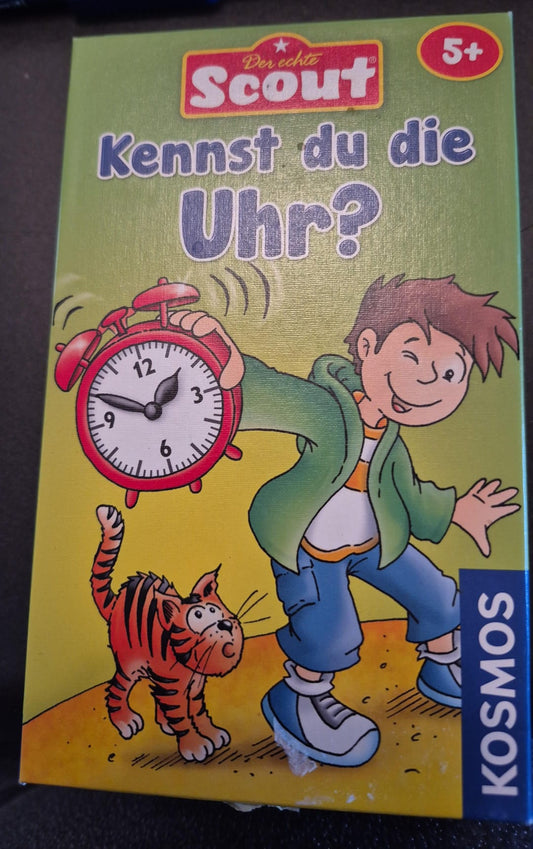 KOSMOS Scout – Kennst du die Uhr? – Lernspiel – vollständig