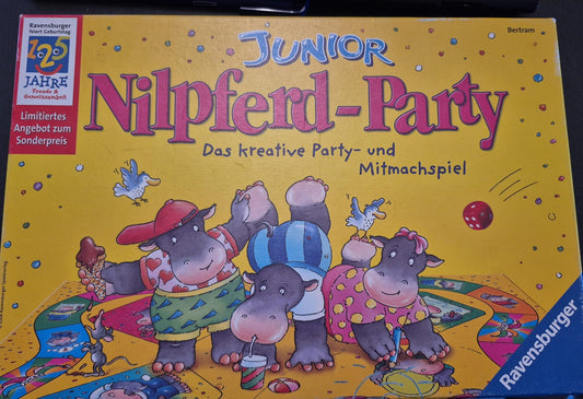 Ravensburger Junior Nilpferd-Party – Party- & Mitmachspiel – unvollständig