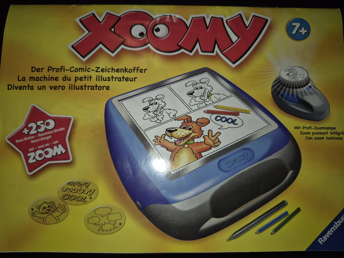 Ravensburger Xoomy – Zeichenset mit Zoomlampe – gebraucht