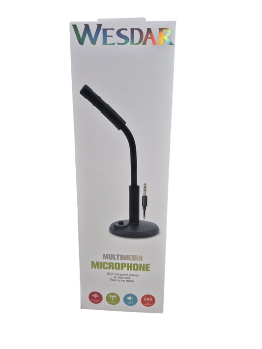 WESDAR Multimedia Mikrofon – Tischmikrofon mit 360° Aufnahme