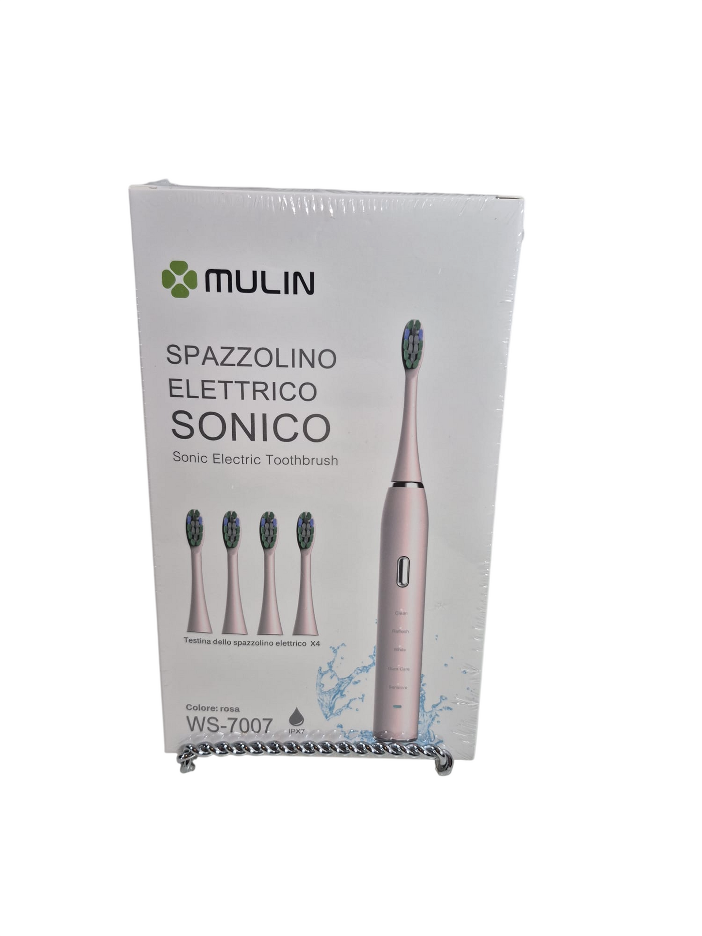 MULIN Sonic Electric Toothbrush WS-7007 – Elektrische Schallzahnbürste Rosa