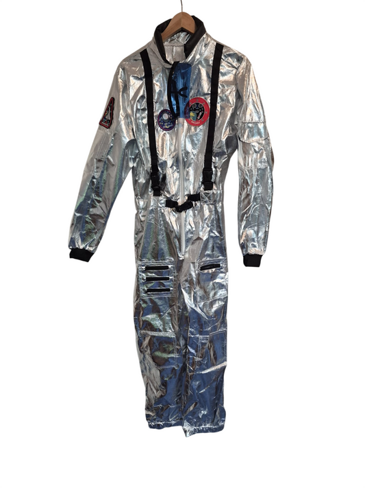 Astronautenkostüm Silber – Größe L