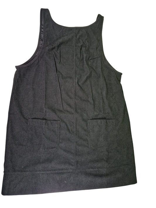 Damen Trägerkleid / Latzkleid Schwarz – Größe XL