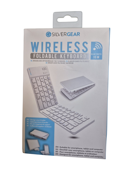 SilverGear Wireless Foldable Keyboard – Kabellose faltbare Bluetooth-Tastatur