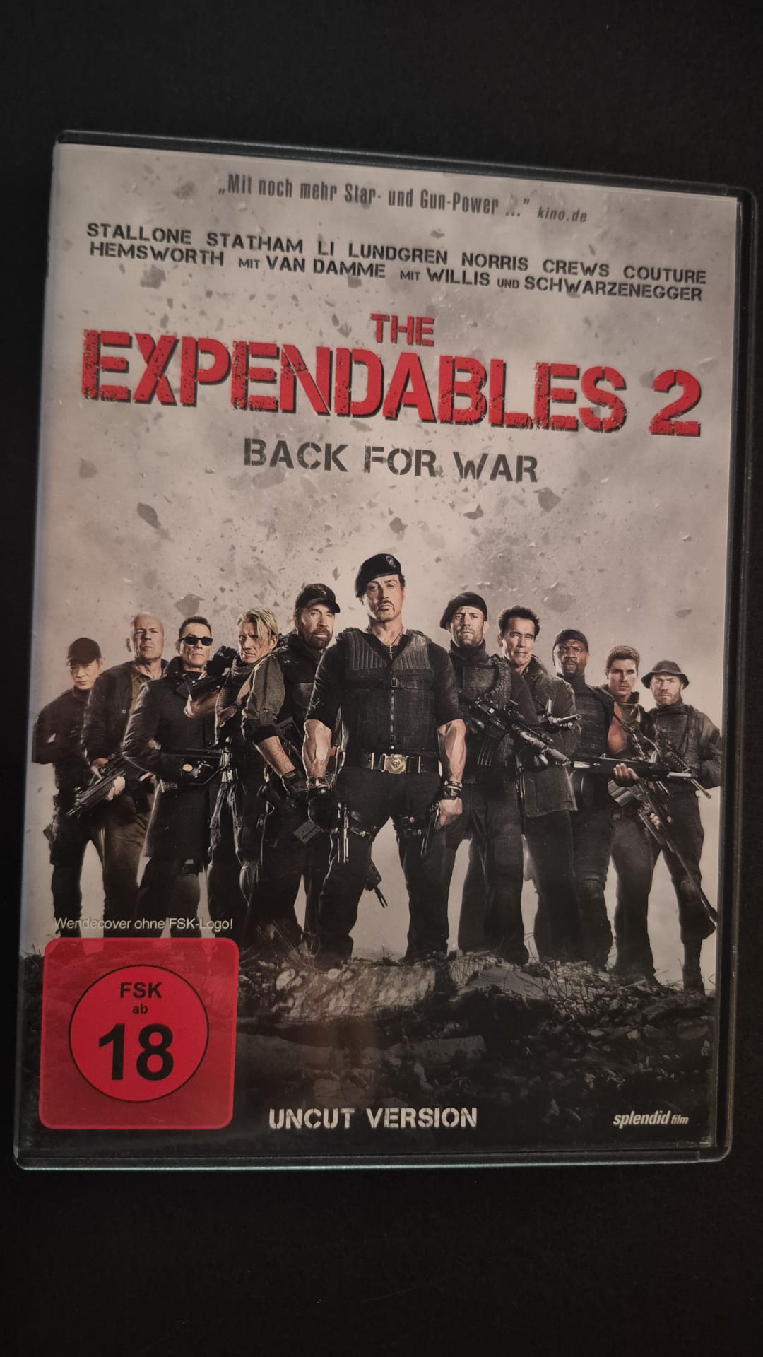 The Expendables 2 – Back for War – Uncut Version – DVD – FSK 18
