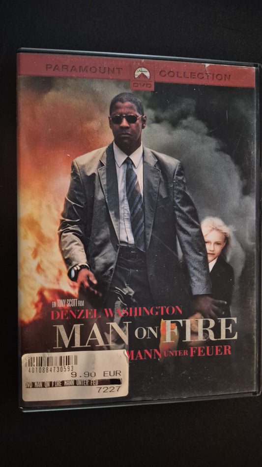Man on Fire – Mann unter Feuer – DVD – Keine Jugendfreigabe (FSK 18)