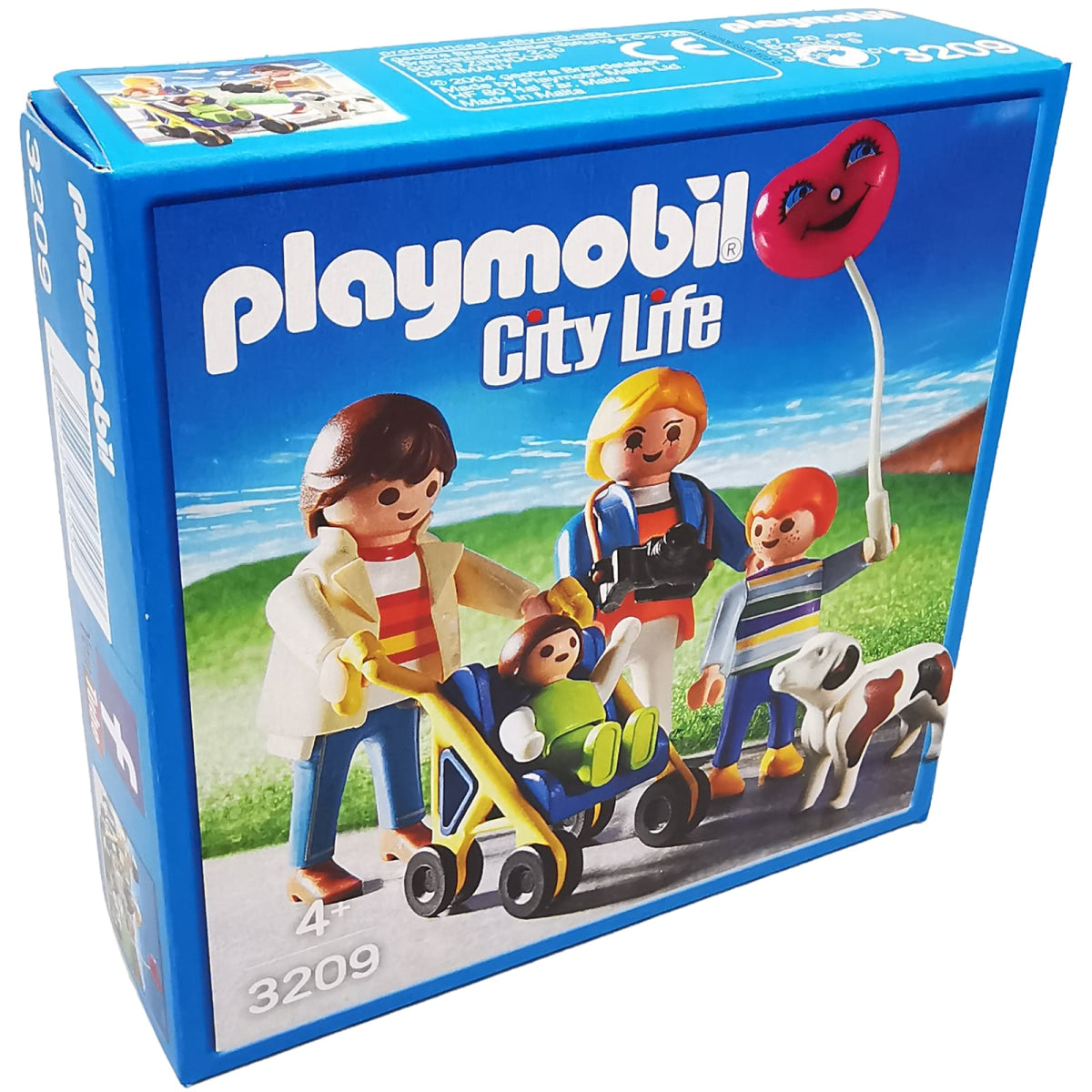 PLAYMOBIL 3209 – Familienspaziergang mit Buggy – vollständig – Originalkarton beschädigt